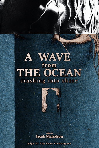 A Wave from the Ocean Crashing Into the Shore