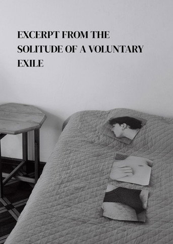 Extrait de la solitude d'un exilé volontaire
