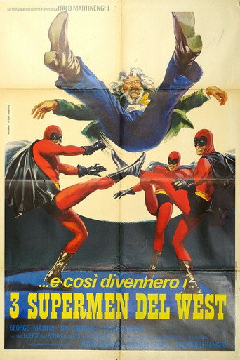 3 superhombres en el Oeste