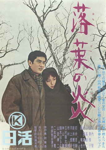 落葉の炎