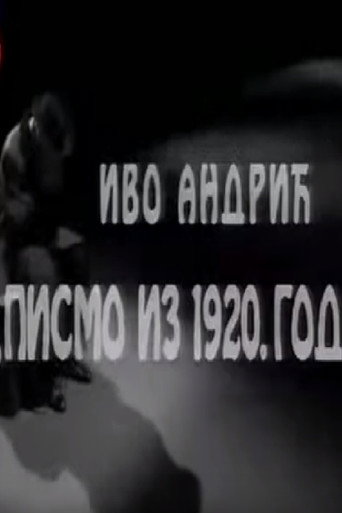 Pismo iz 1920.