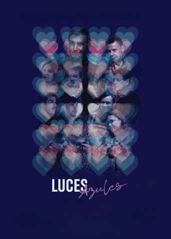 Luces azules