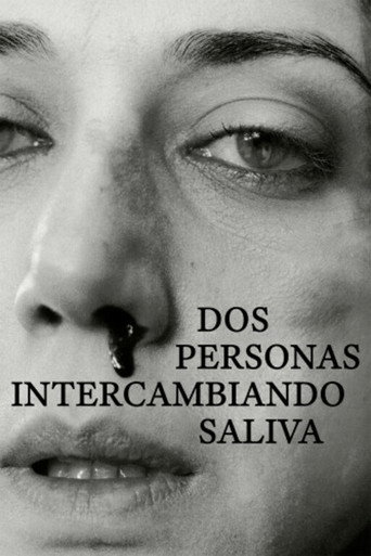 Dos personas intercambiando saliva